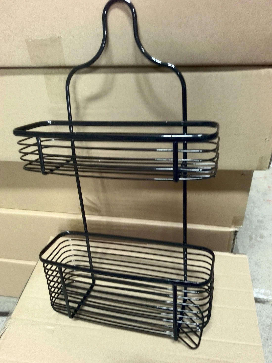 Metal Wire Supermarket Grid Exhibition Store Storage Mesh Vegetable Fruit Wine Floor Retail Stand Rack Basket Display