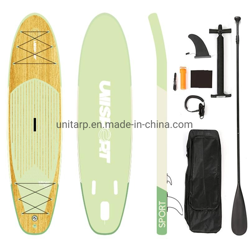 Latest OEM Wood Design 305cm 320cm 335cm Sup Boards Inflatable Stand up Paddle Board for Sale