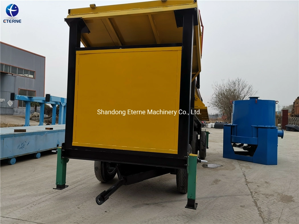 Portable Mobile Diesel Generator Trommel Screen Price for Gold Washing Plant