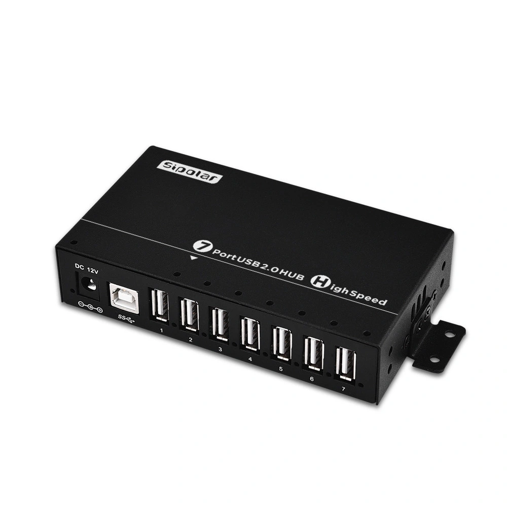 Supports Plug-and-Play Function 7-Port USB Hub