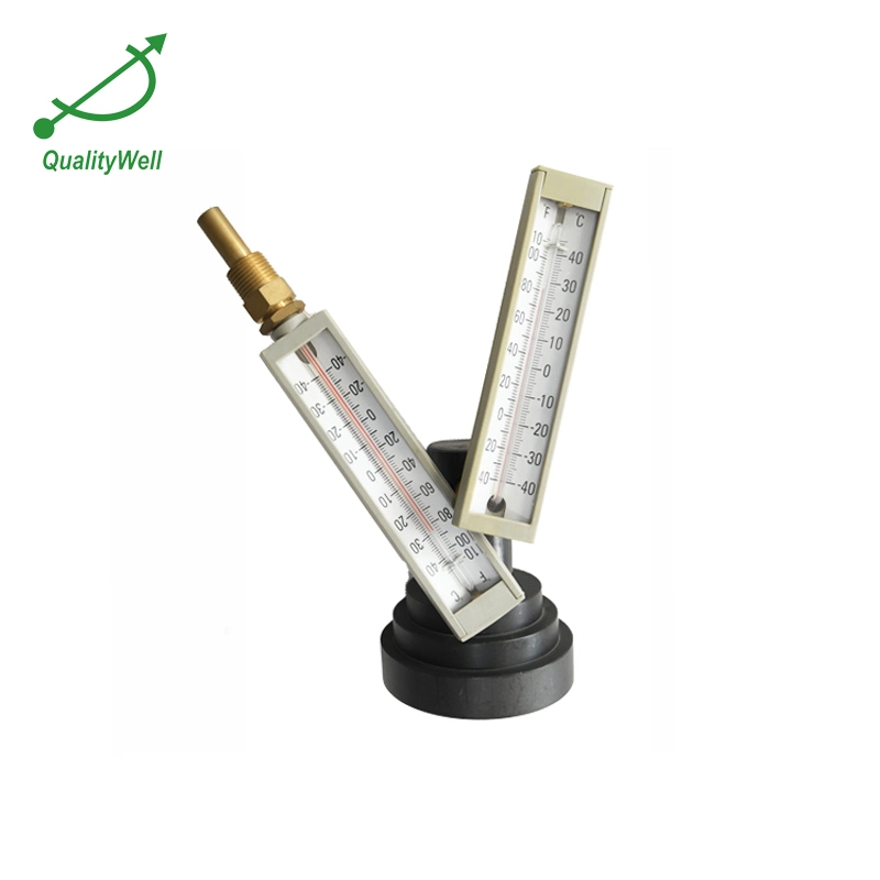 General Construction Industry Straight and Angled Orientations Plastic Case Hot Water Thermometer