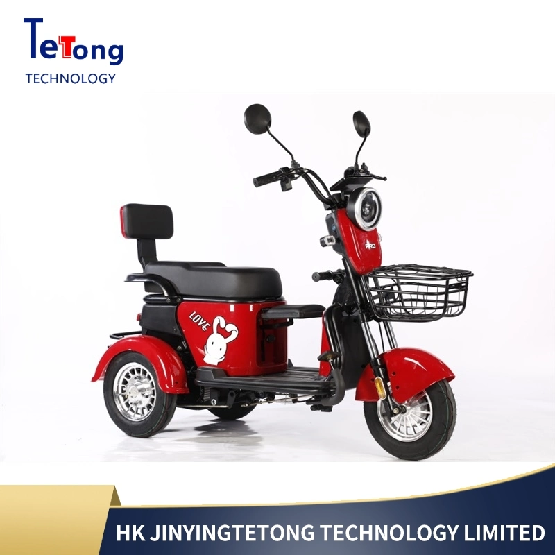 Hot Sale Mini 3 Wheel Electric Scooters 48 V 20 Ah Electric Tricycle Cargo with 3 Seats