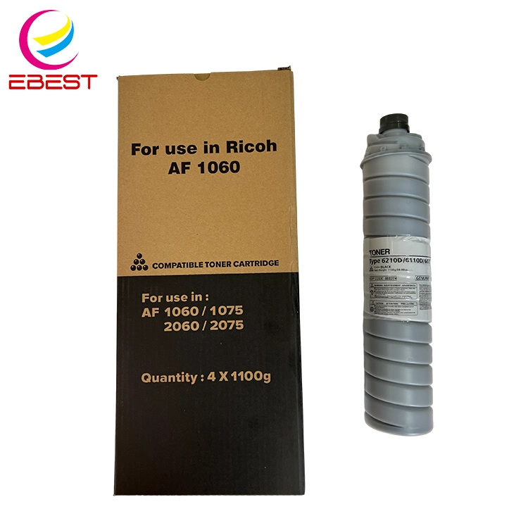 Ebest compatible Ricoh 6210d Katun Version Toner for Aficio 1060 1075 2051 2060 2075 MP5500 6500 7500 8000 cartucho de tóner