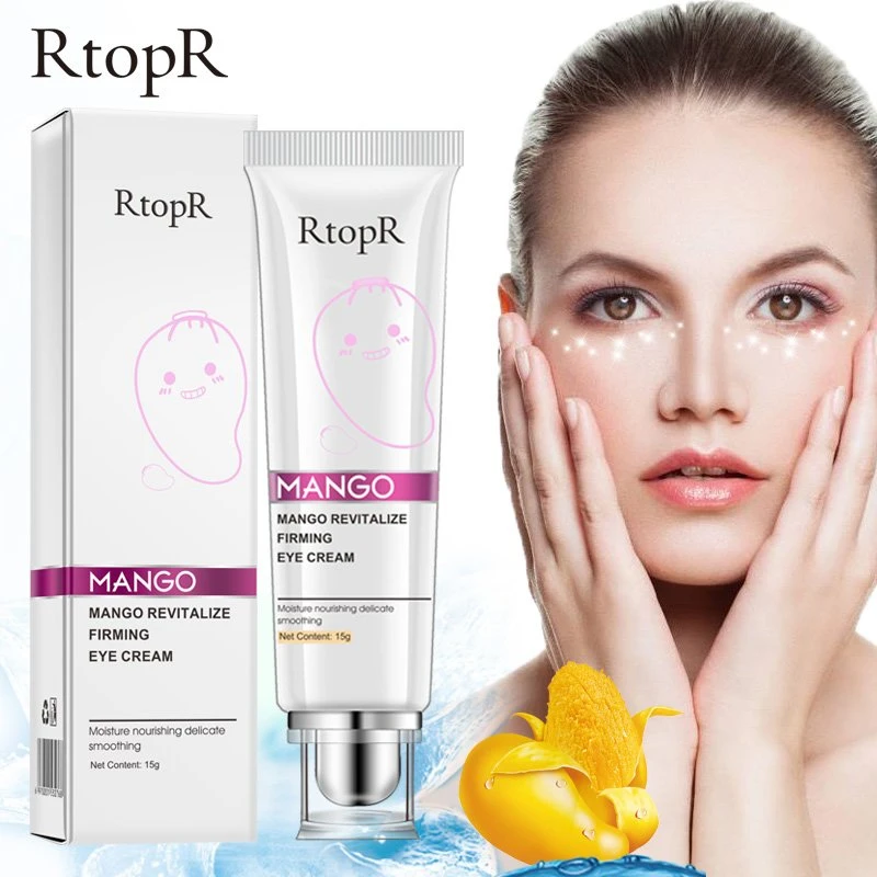 Rtopr Anti Envejecimiento Cuidado de los ojos Ageless Ojeras Extracción Reafirmante Natural Contra la hinchazón de levantamiento de mango orgánico Eye Cream