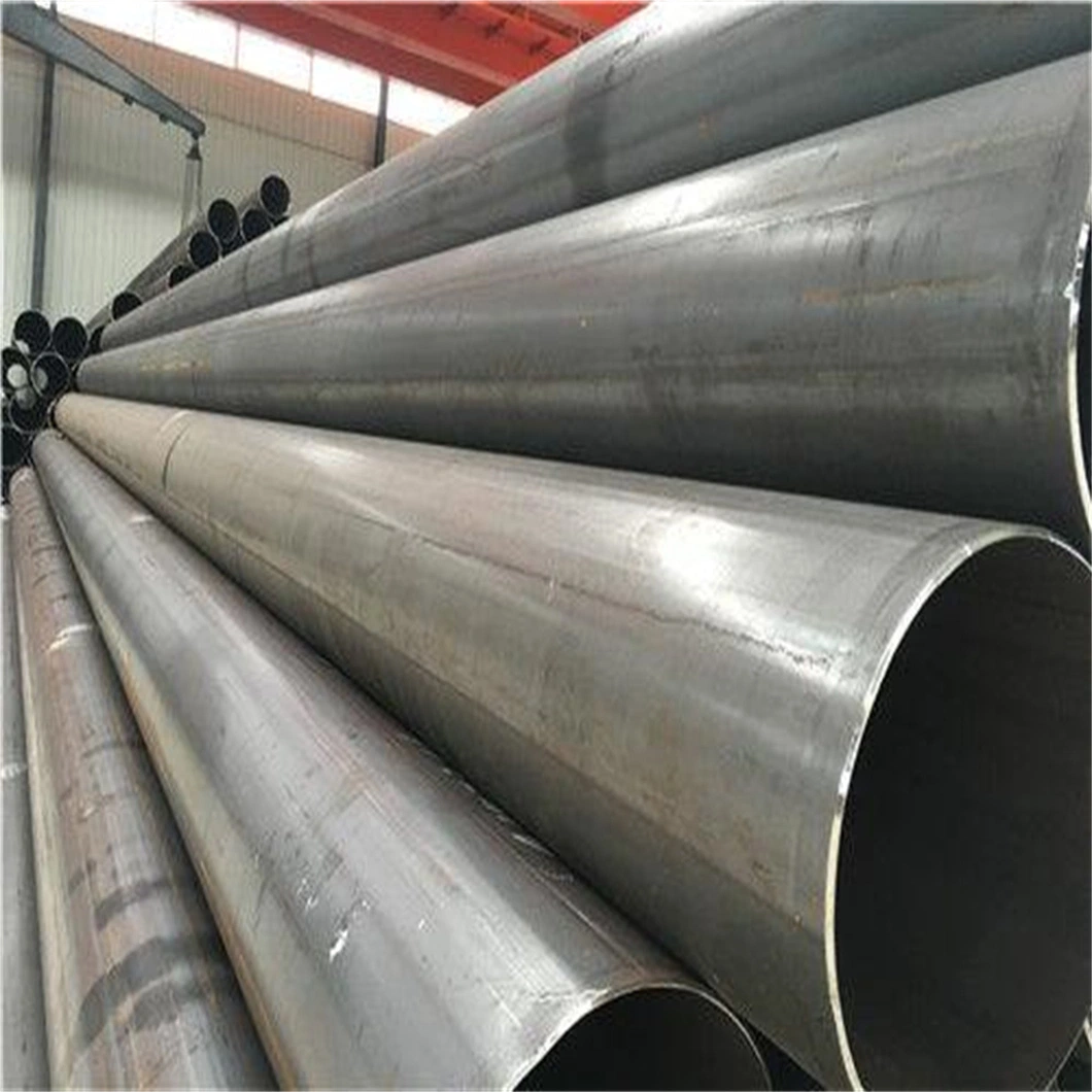 High Strength Welded Pipe Big Diameter ERW Pipe API Pipe LSAW Steel Pipe Long Straight Welded Seam Steel Pipeline Ms Low Carbon Steel Straight Seam Welded Pipe