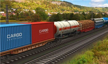 International Railway Train Shipping Freight