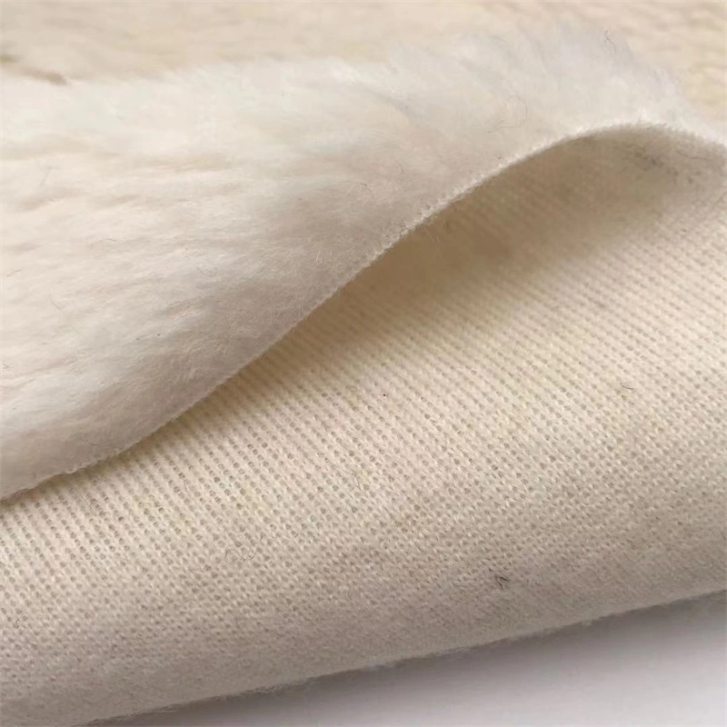 Yigao Textile 25%Wool 28%AC 47%Poly Fur Fabric Clothes Fabric