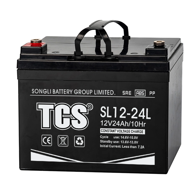 SL12-24L 12V24Ah Home Solar Battery Cost Dry Lead Acid Battery Large Scale Battery Storage