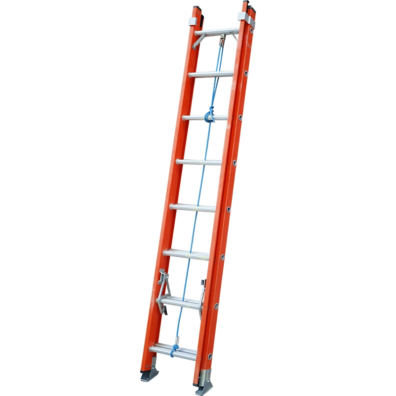 Electricity Company Popular 8m Fiberglass Fully Insulation Step Ladder