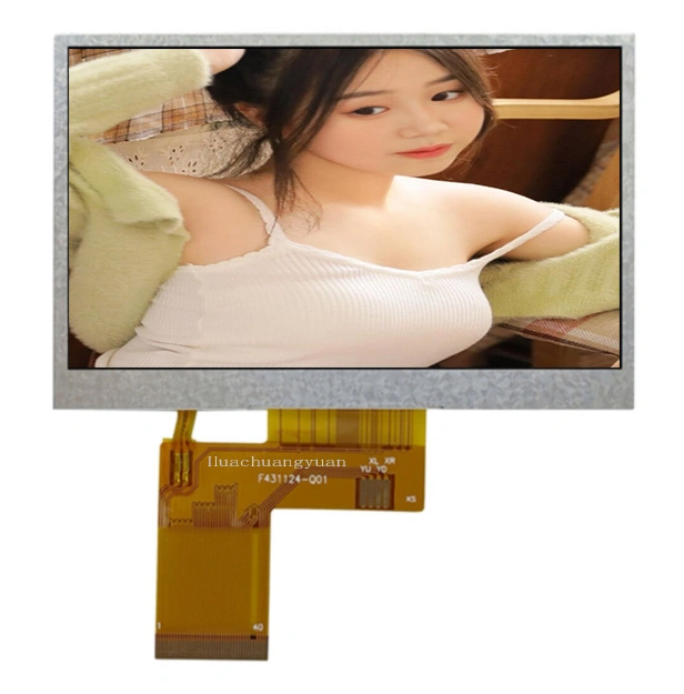 4.3-Inch Color LCD Inverter Display Small LCD Screen, Replacement LED LCD TV Screens Suitable for Medical