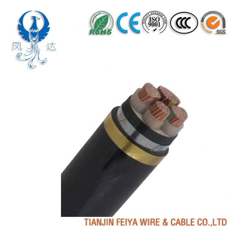 2X16mm2 0.6/1kv Copper Conductor XLPE Insulated Double Stainless Steel Tape Sta Anti-Termite PVC Sheahthed Armored Power Cable