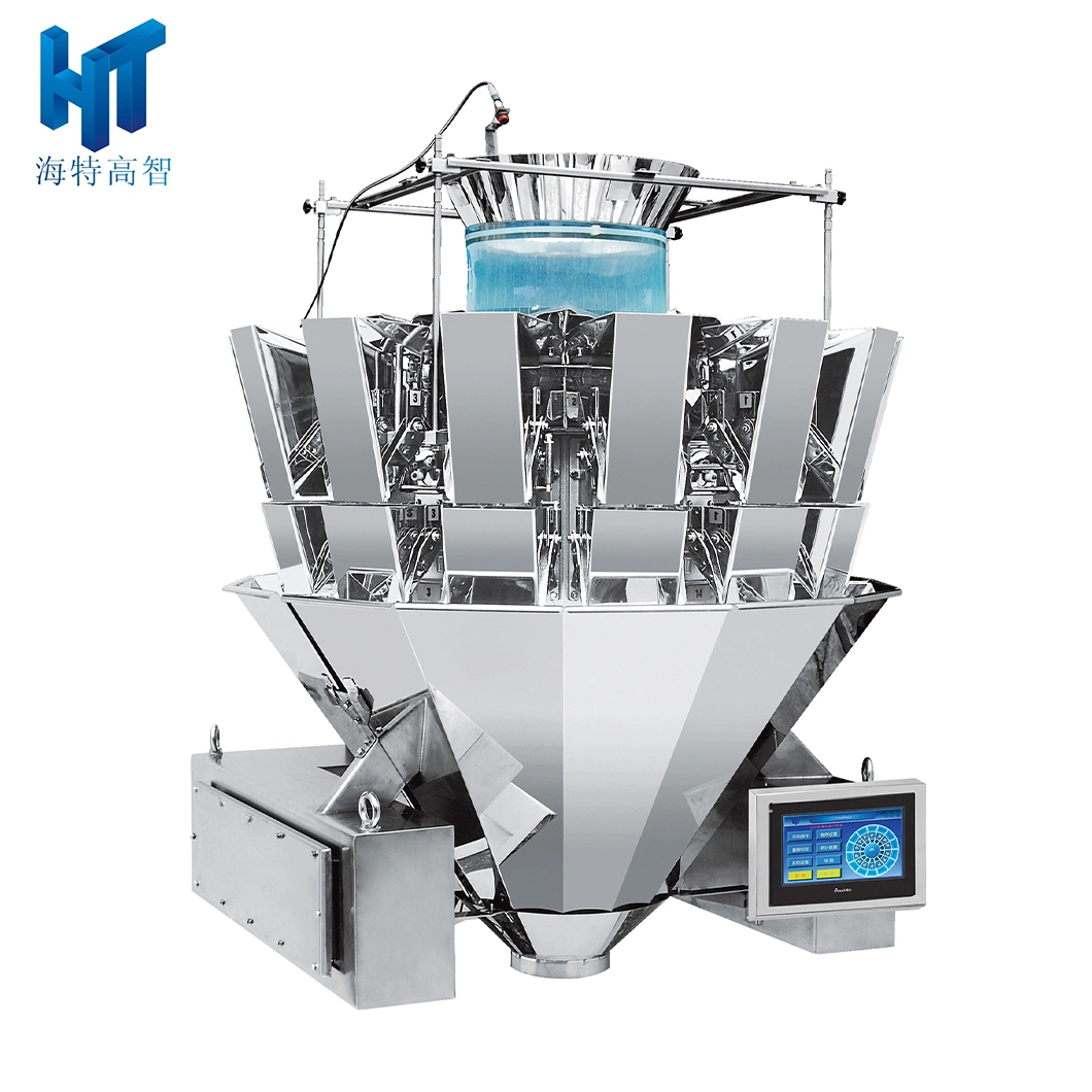 Long Service Life IP66 Waterproof Multihead Weigher Weighing and Packaging Machine for Frozen Salad Frozen Food