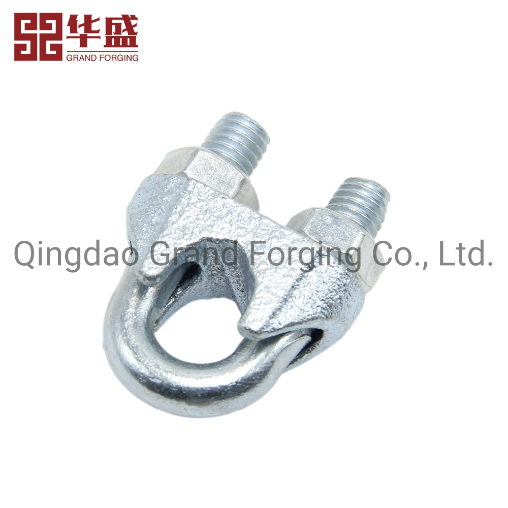 Galvanized Malleable Steel DIN 741 Wire Rope Clip for Lifting