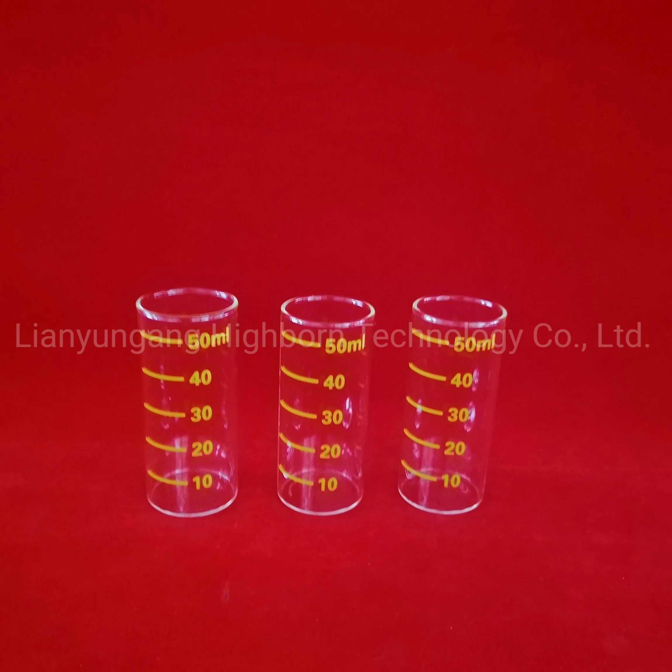 Factory Supply Heat Resistance Tall Form Lab Research Transparent Borosilicate Glass Graduated Measuring Cylinder Beaker