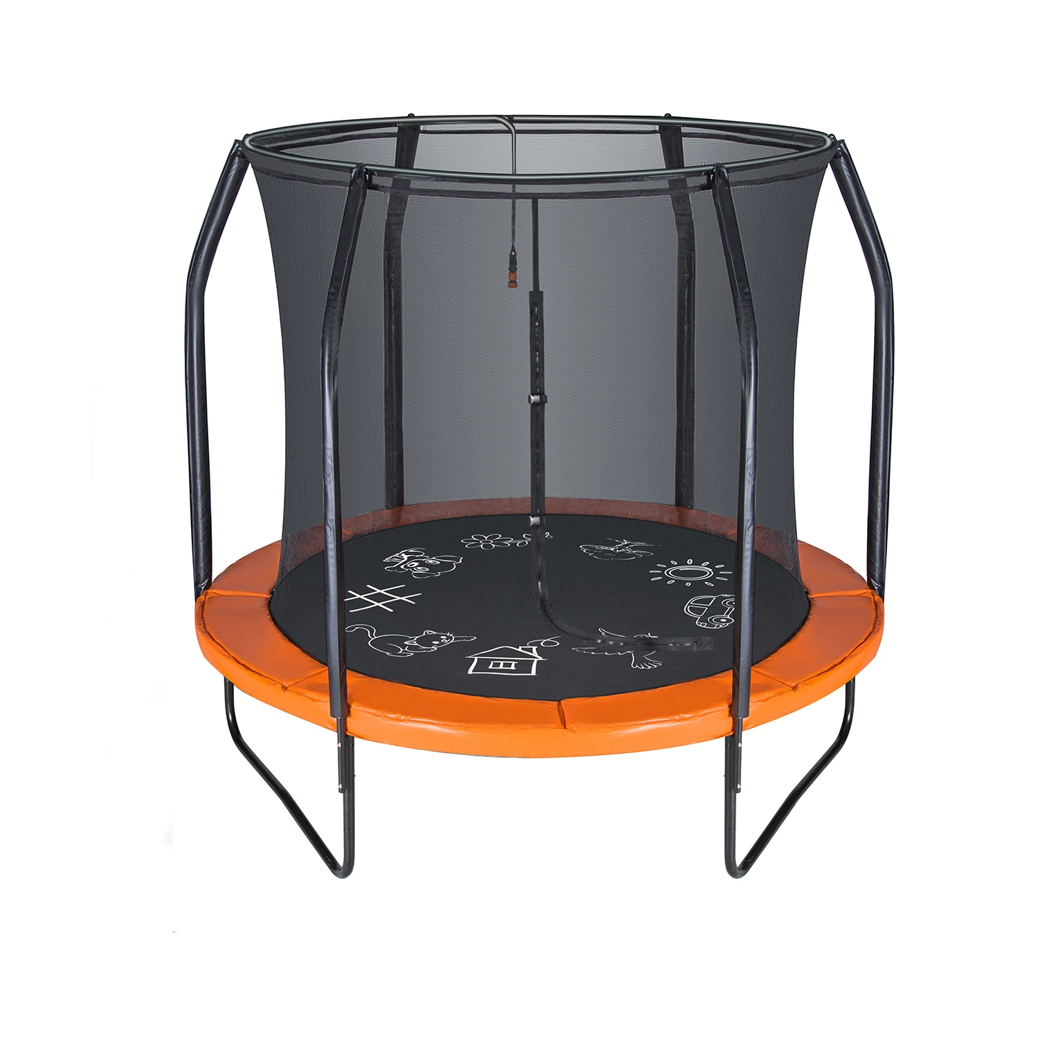 Hot Selling Round Sprayed Water Trampoline Outdoor with Enclosure for Sale