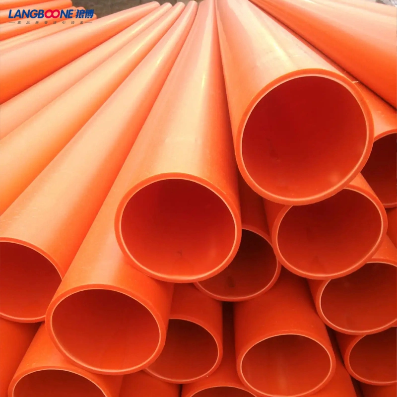 Sn24/32/40 Resistant Insulated Modified Polypropylene Cable Protection Pipe/Mpp Orange Cable Conduit