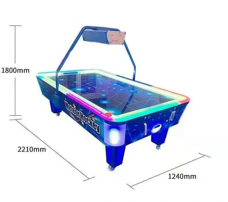 Funciona con monedas el juego de arcade de mesa de hockey de aire de diversiones