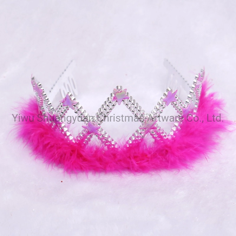 Artificial Christmas Plastic Crown Decoration Supplies Ornament Craft Gifts for Holiday Wedding Party