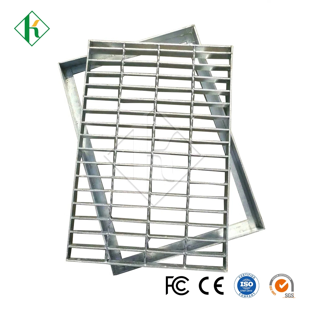 Kaiheng Galvanized Bar Grating Manufacturer Perforated Metal Trench Covers China Drain Covers