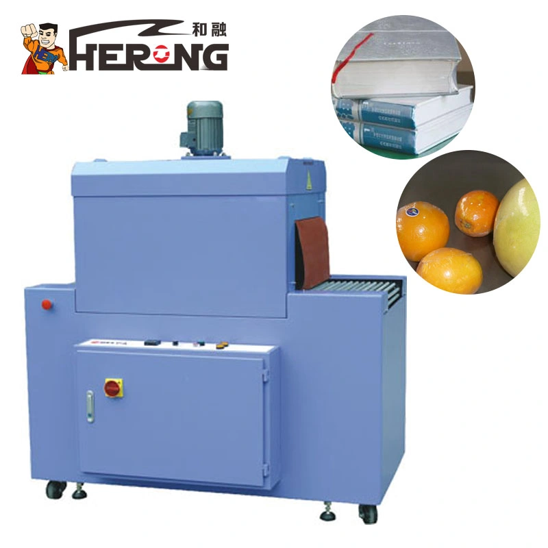 Hero Brand Thermal Telephone Android L Sealer and Pack Measuring Tape Automatic Side Sealing Shrink Packing Machine