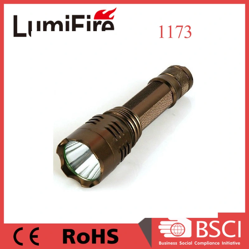 Xm-L T6 LED Aluminum High Power Long Range Track Flashlight Torch