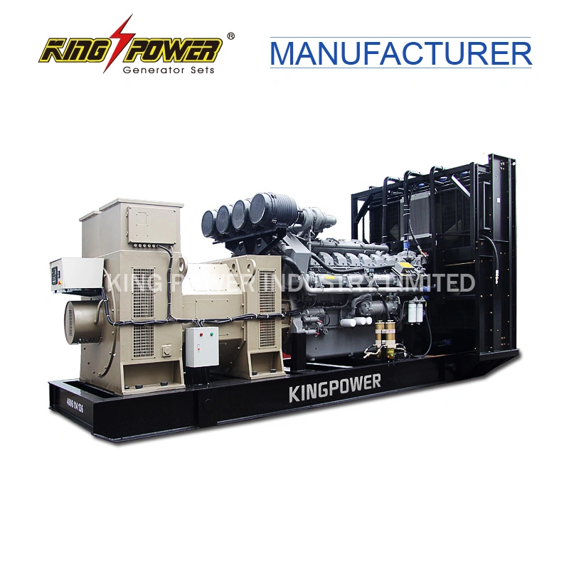 Prime Power 1300kVA Yuchai Weichai 380V220V Portable Silent Open Type Diesel Generator