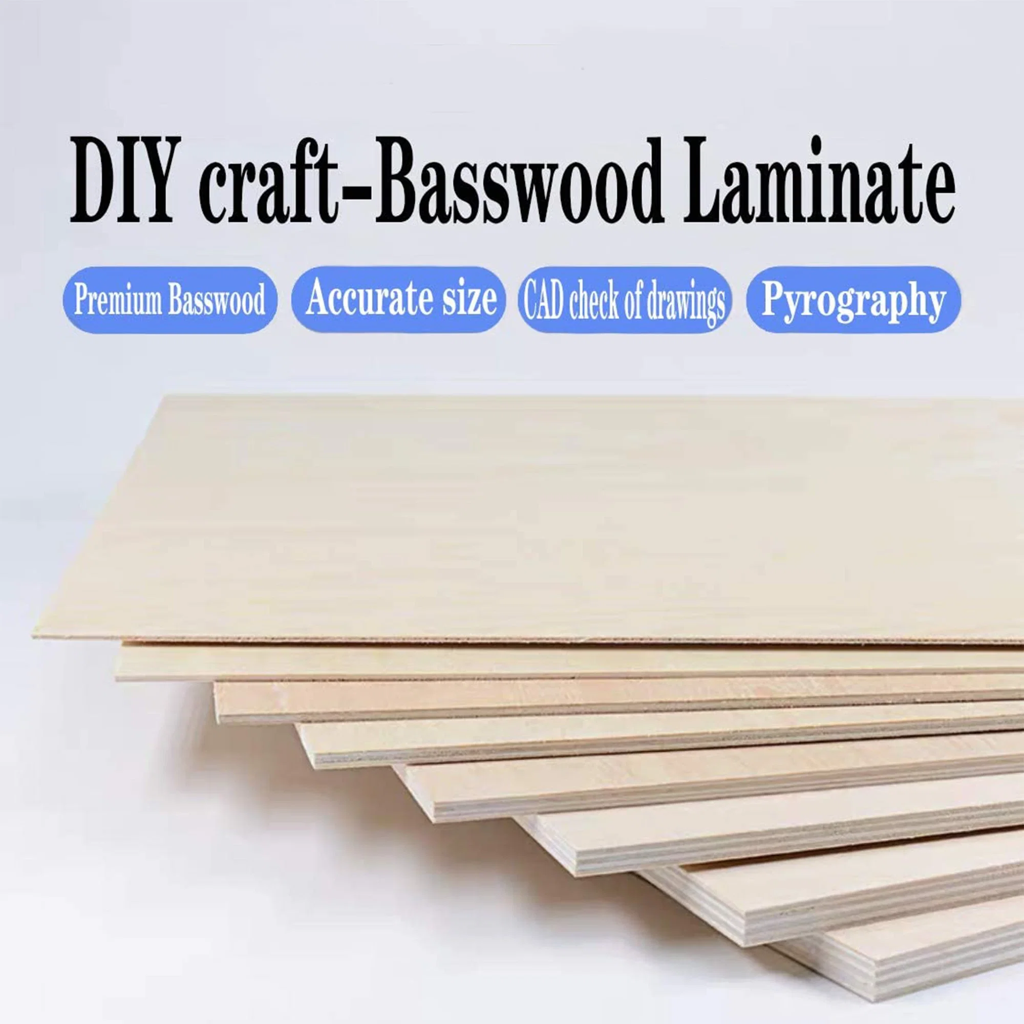 Factory Unfinished Custom Wood Wooden MDF Plywood Products for School Crafts DIY Art Project Painting Decorate