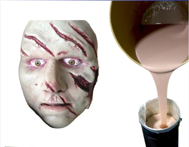 Lifecasting Cure Silicon Rubber Liquid Silicone Cheap Skin Tone for Prosthesis Moldings