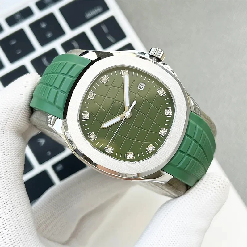 Hot Sale Mens Watch Wristwatch Mechanical Movement Designer Rubber Strap Sapphire Waterproof Montre De Luxe 40mm Gift Watches Cheapest Wholesale/Supplier