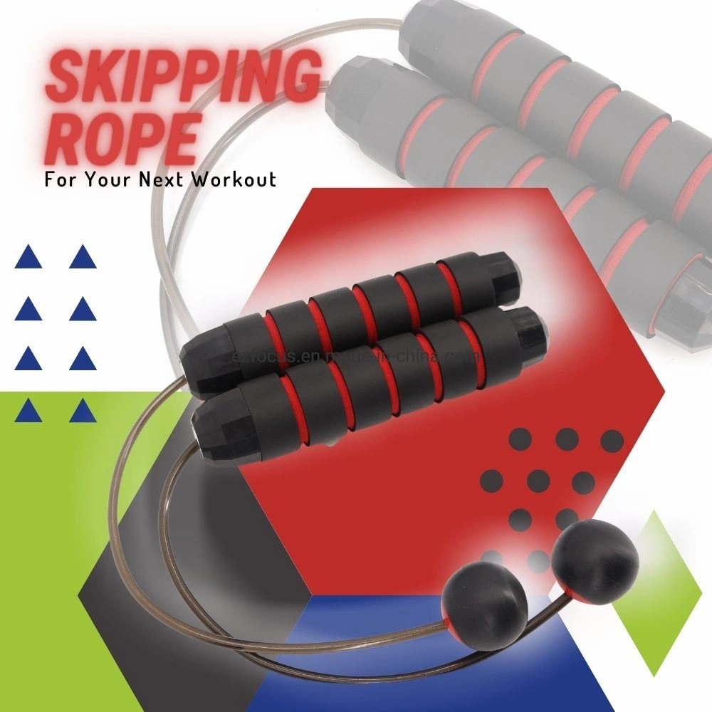 Corda de salto sem cabos, corda de salto sem fios com bola corda de treino desportiva de desporto para desporto Wbb14462