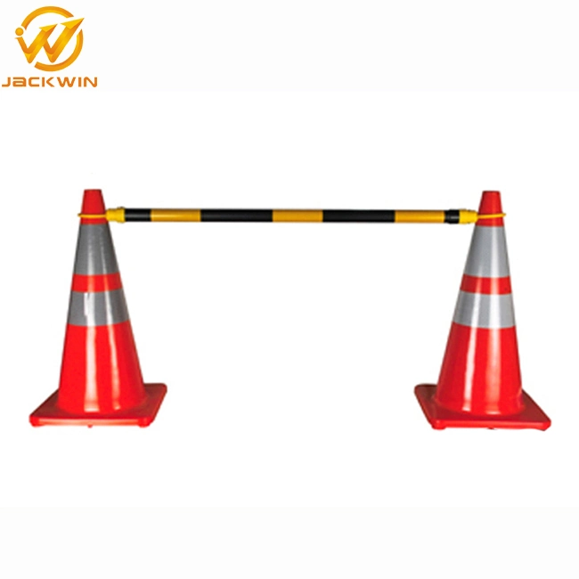 2.13m / 3.13m Double Sides Expand Traffic Retractable Cone Bar