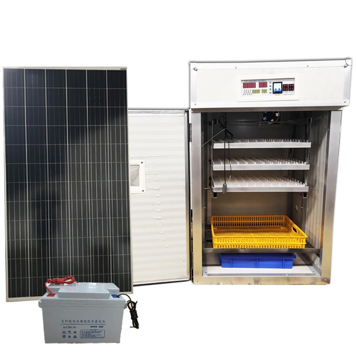 Newest Solar Power Chicken Egg Incubator 200 Eggs in Africa Country