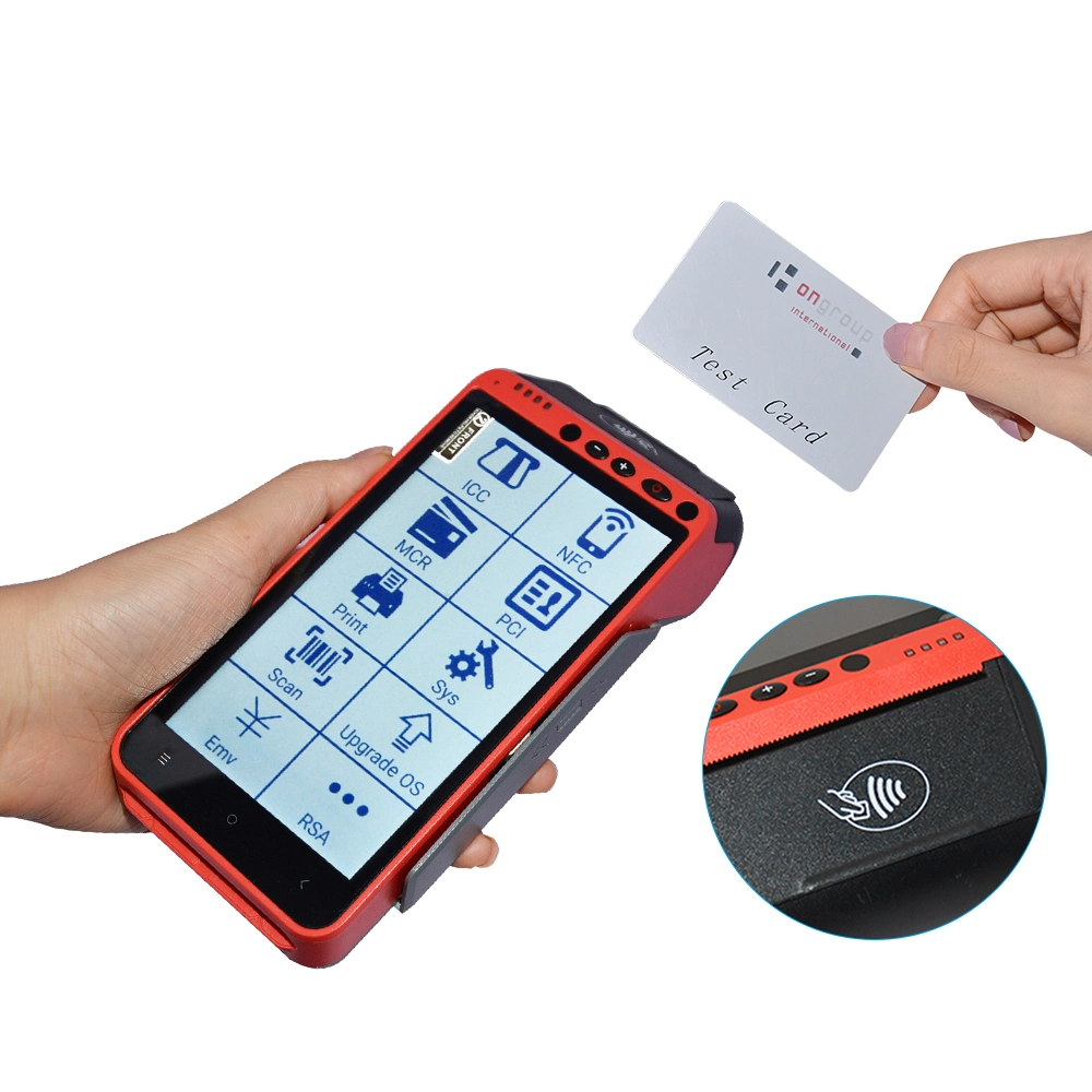 Secure Electronic EMV POS Terminal 5.5 Inch 4G/WiFi/Bluetooth Android POS Systems for Coffee Shop (HCC-Z100)