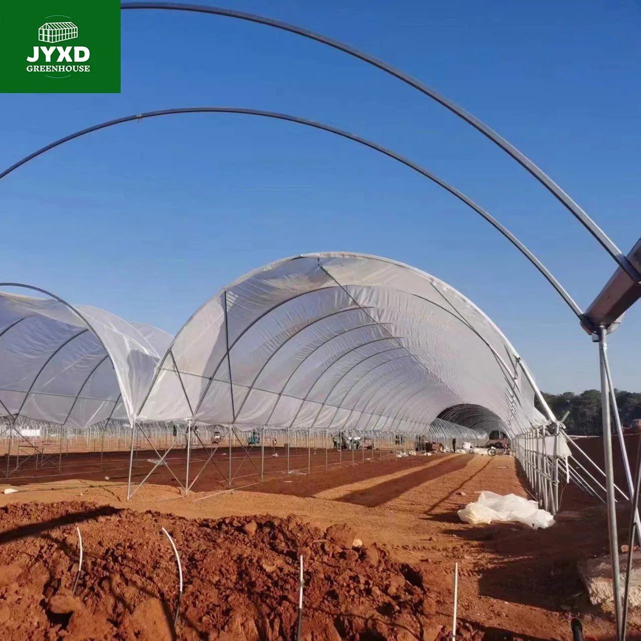 Plastikfolie Mehrspan Gewächshaus mit Hydrokultur-System für Gemüse/Obst/Blumen/Tomaten/Gurken/Salat/Pfeffer/Erdbeere/Heidelbeere