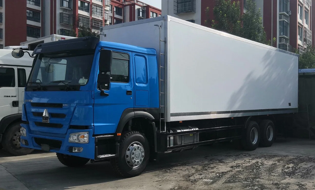 Brand New Sinotruk HOWO Hight Quality Refrigerator Truck Thermo King Freezer Truck Fish Meat Hook Refrigerator Van Truck for Sale