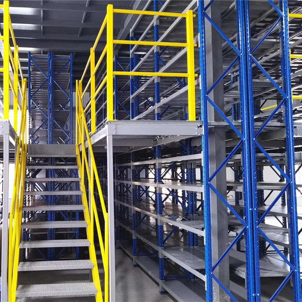 Warehouse Heavy Duty Multi-Tier Rack Supported Steel Mezzanine