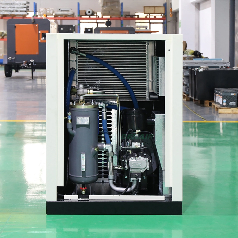 Permanent Magnet Synchronous Motor (PMSM) Variable Frequency Converter Drive Pm VSD Inverter Direct Driven Double Screw Air Compressor with Affordable Price