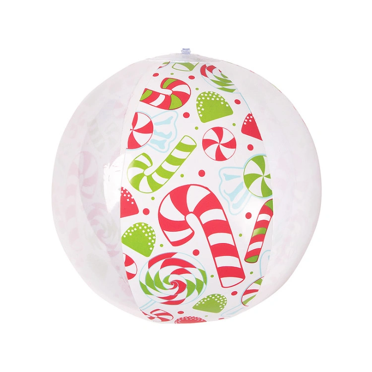 Fête de Noël Jouets Boule Gonflable en PVC Décorée