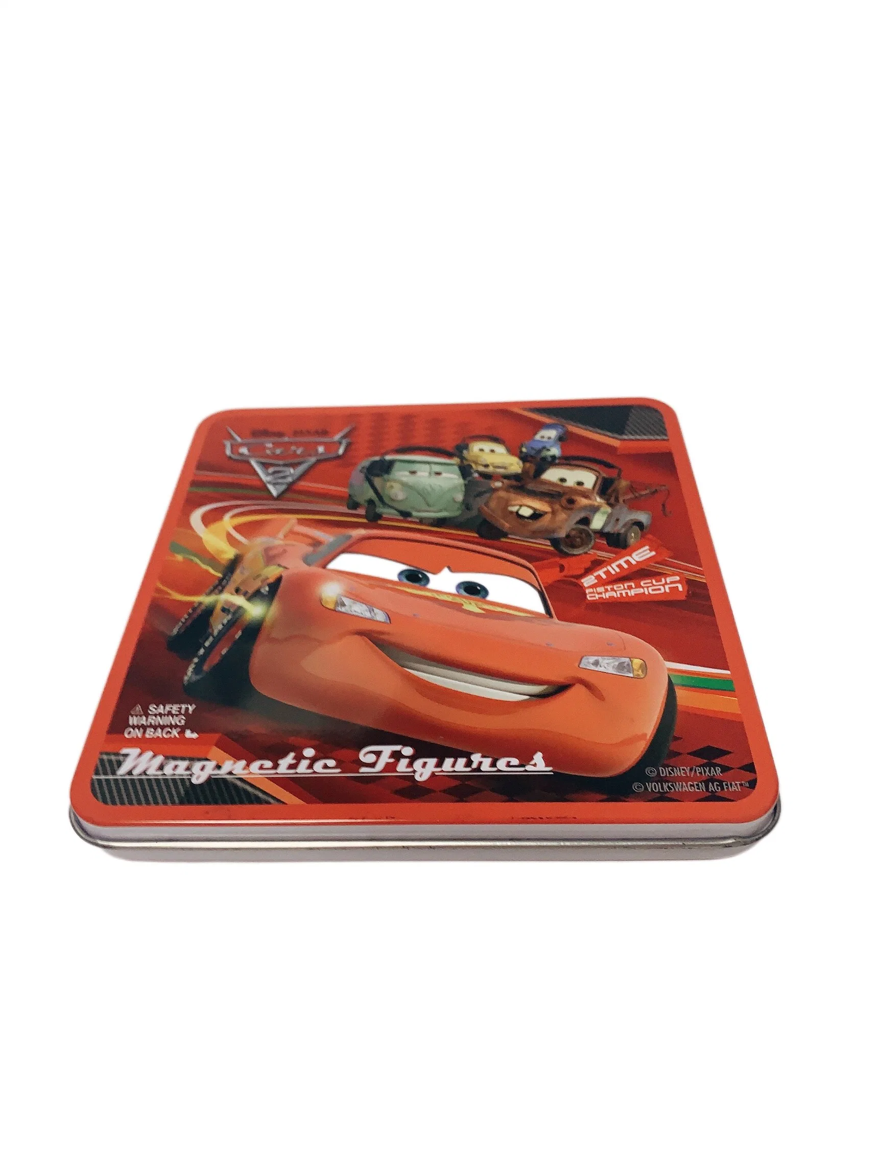 Square Shape DVD Tin Box, Metal Tin Case for CD and DVD Metal Tin Box for CD DVD Packaging CD DVD Storage Packaging Gift Tin Box