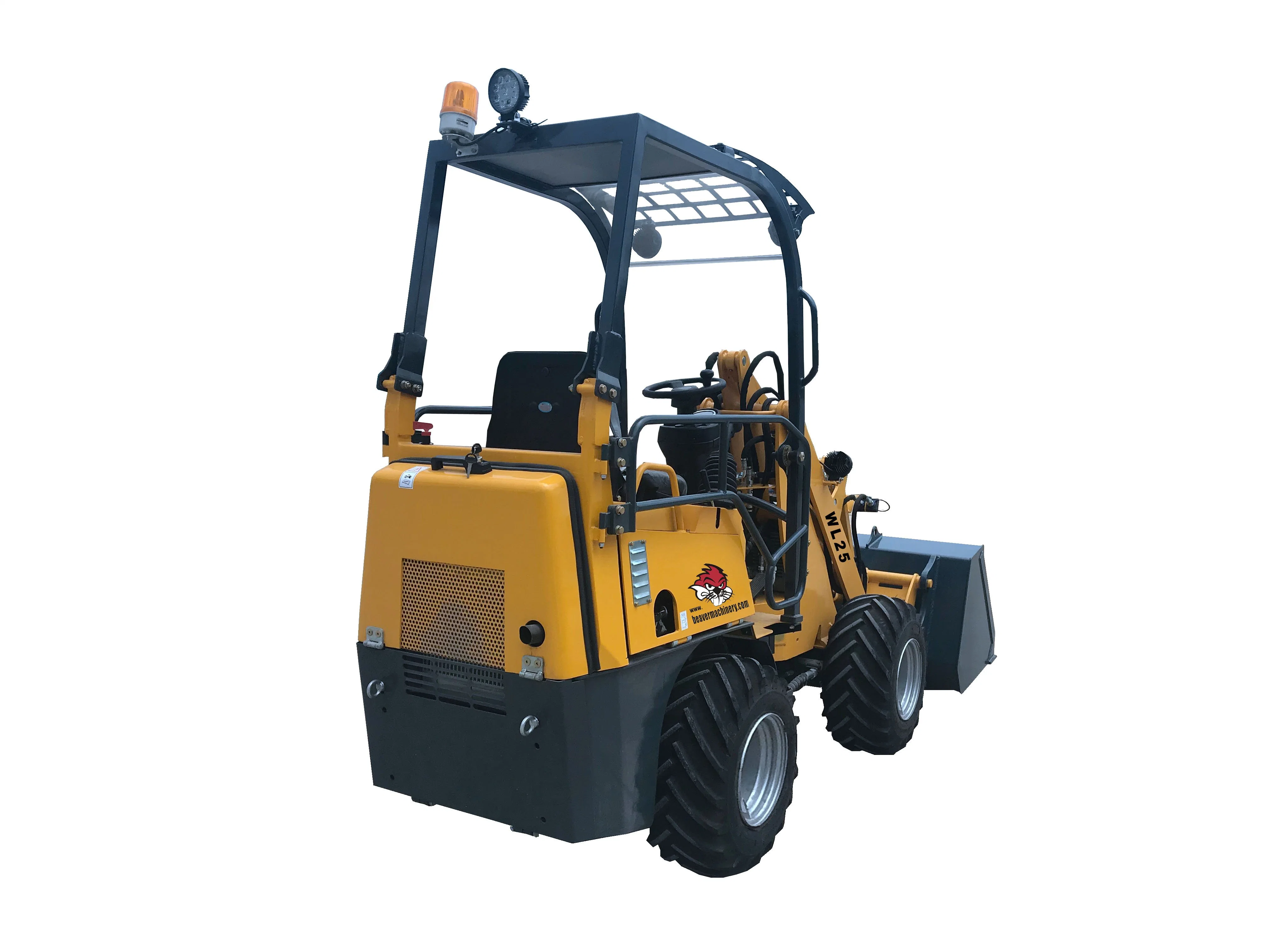 مجرفة تحميل أمامية صغيرة 25HP Wheel Loader Price Radlader