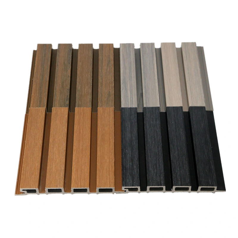 Outdoor Wall Cladding Construction or Building Material Wood Plastic Composite Co-Extrusion WPC Wall Panels Indoor Wall Tile