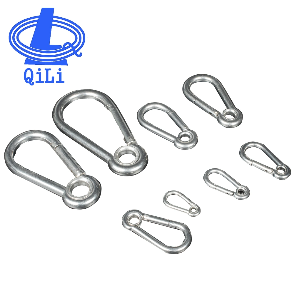 DIN5299 Carabiner Zinc Plated Spring Snap Hook