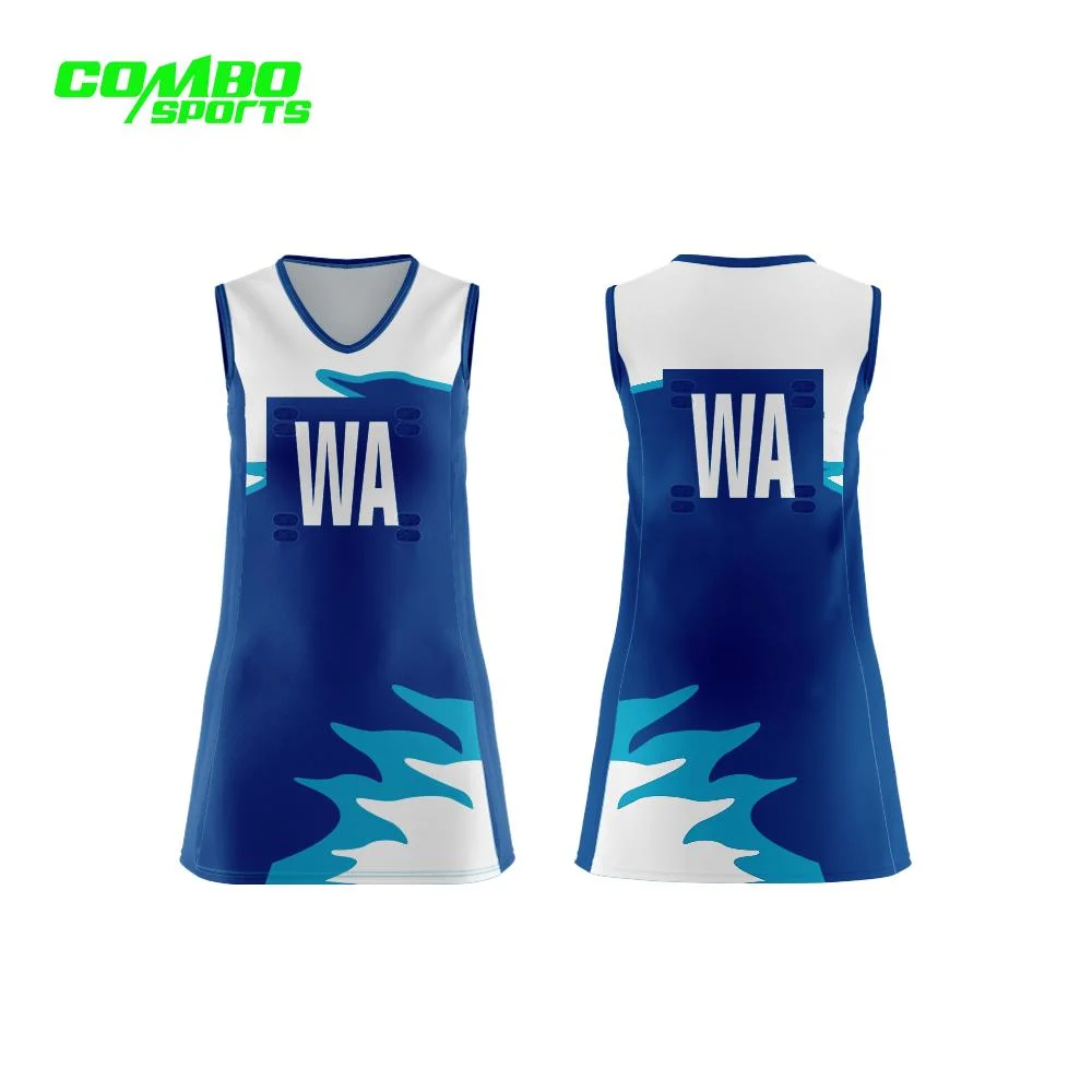 Free Samples Wholesale/Supplier Custom Sportswear Women Netball Uniform Dress Wear