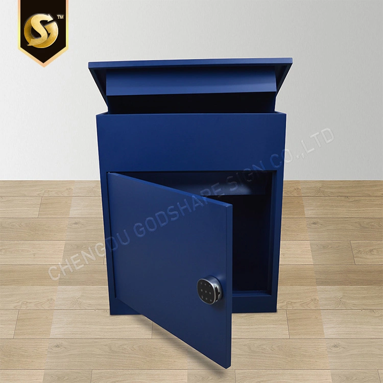 Home Outdoor Package Stainless Steel Metal Parcel Delivery Drop Box with Password Key