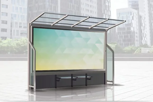 Professional Outdoor Furniture Bus Stop Shelter Design