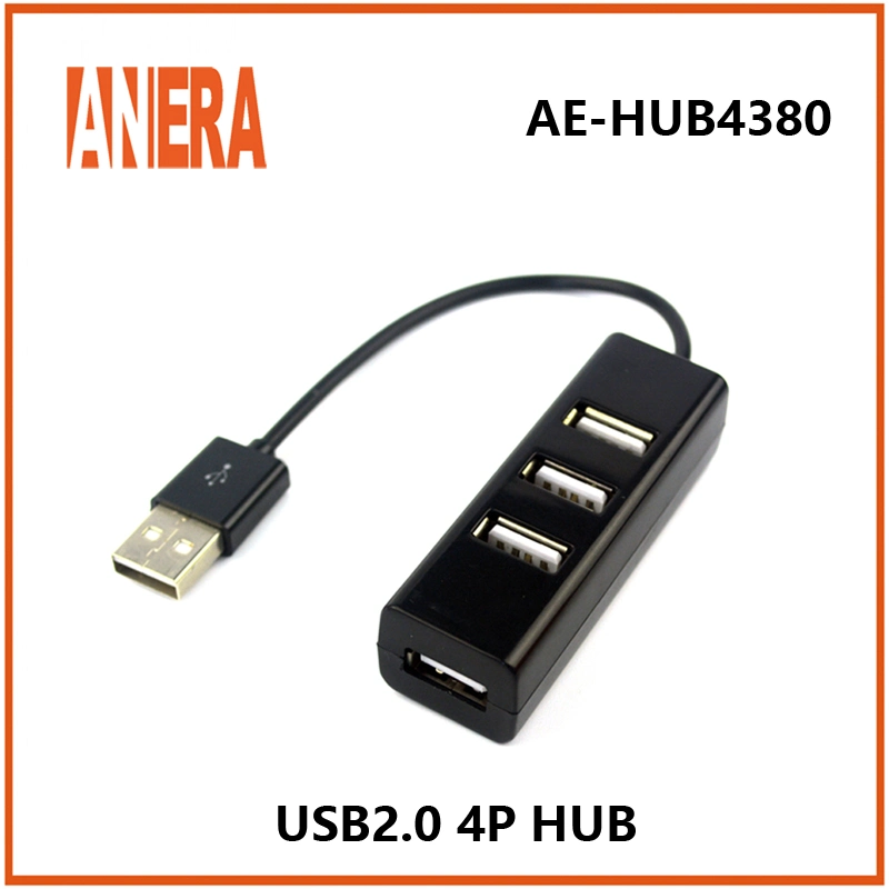 Mini-Hochgeschwindigkeits-USB-Hub mit 2,0 4 Anschlüssen