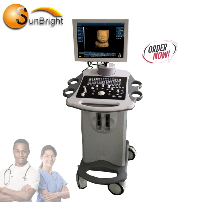 Multifunctional China Portable Ultrasound Probe Machine Scanner Trolley Hong Kong 2D 3D Echo