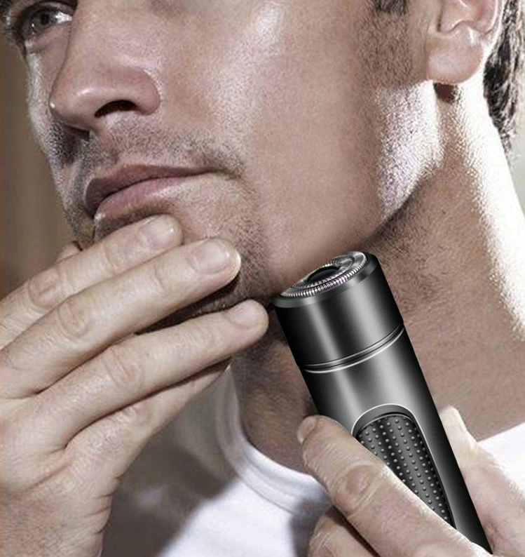 Mini Rotary Shaver for Travel Electric Portable USB Electric Clipper