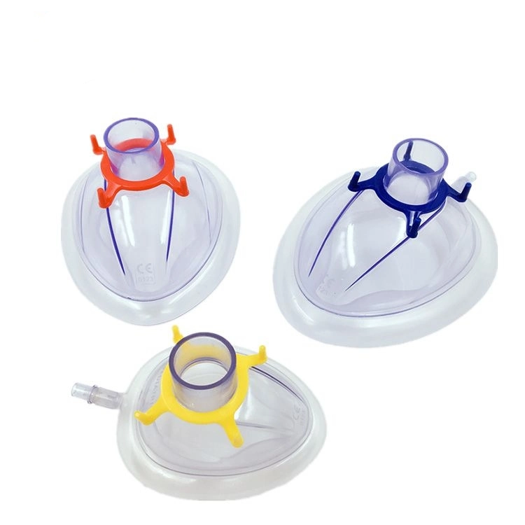 Einweg-Luftkissen Rotationsmaske Für Anästhetische Gesichter Erwachsene / Kinder Sauerstoffmaske