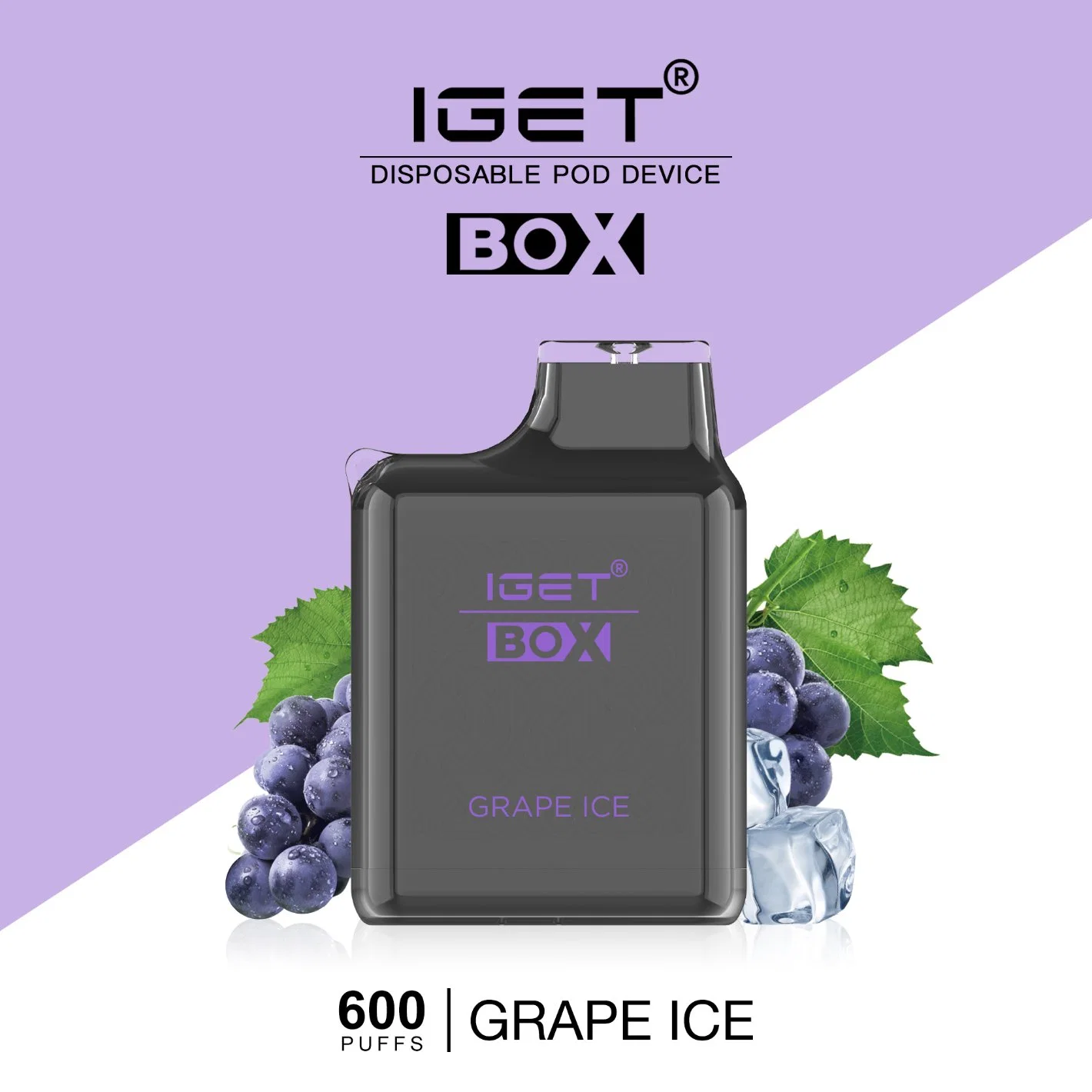 UK Popular Iget Box Mini E-Cigarette 600 Puffs with 13 Flavors
